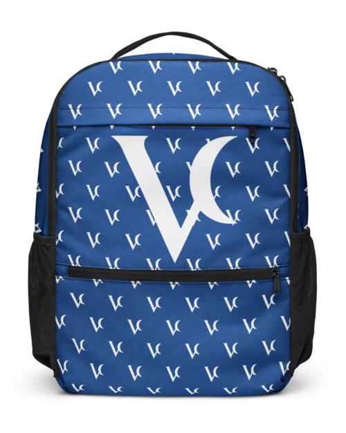 Varéluna: The VARÉ Crest™ – Utility backpack – Dark Cerulean & White