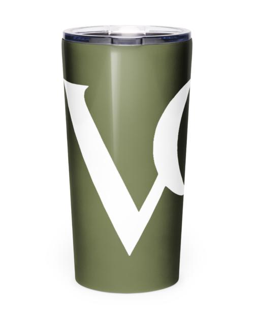 Tapered stainless steel tumbler
